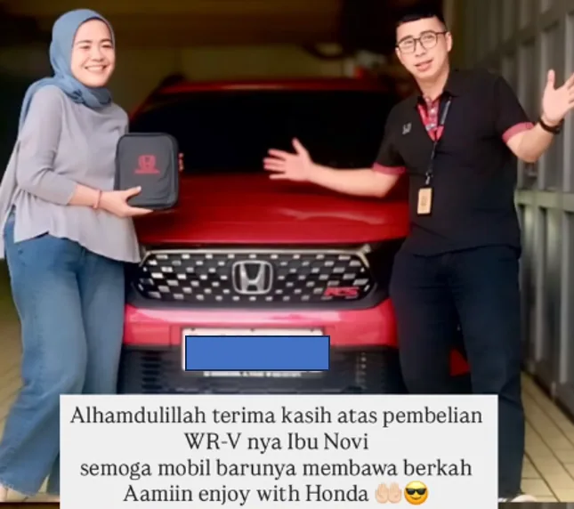 Delivery Honda WRV